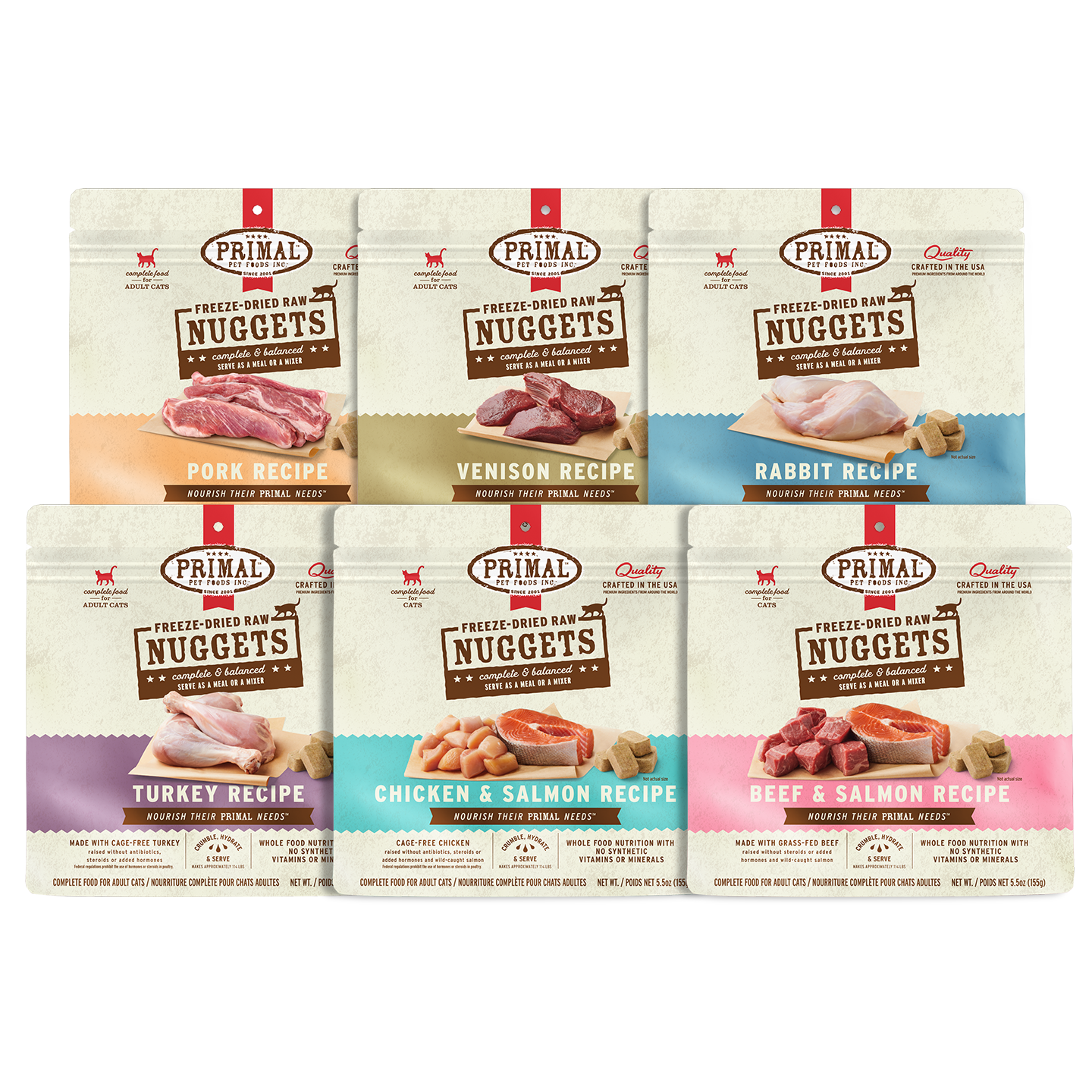Freeze Dried Raw Nuggets Cat Food Primal Pet Foods