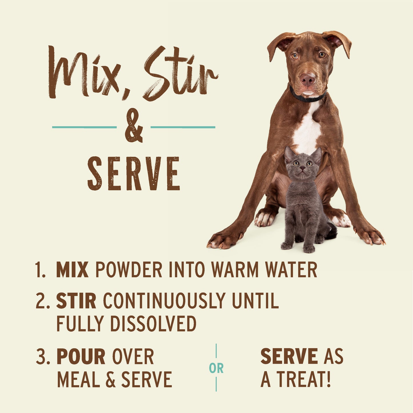 Dehydrated Goat Milk for Dogs and Cats