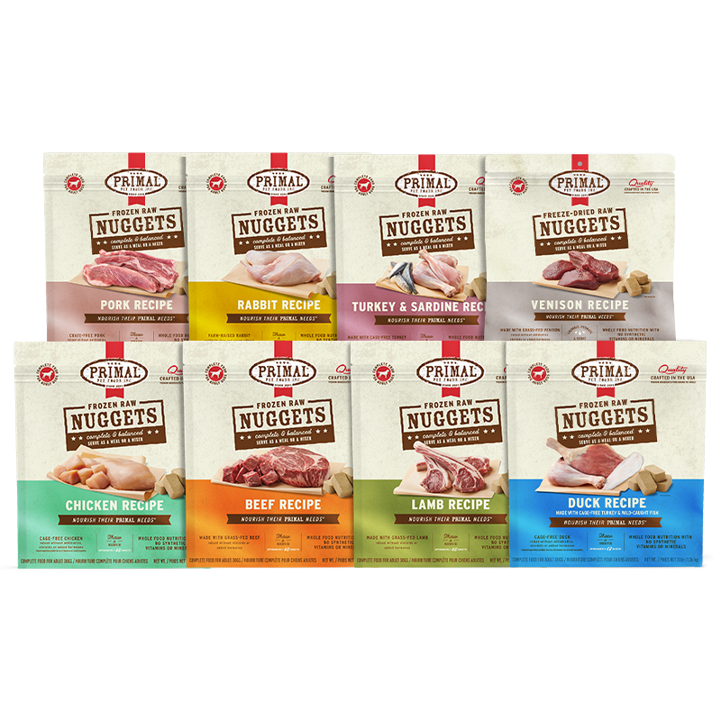 Frozen Raw Nuggets Dog Food