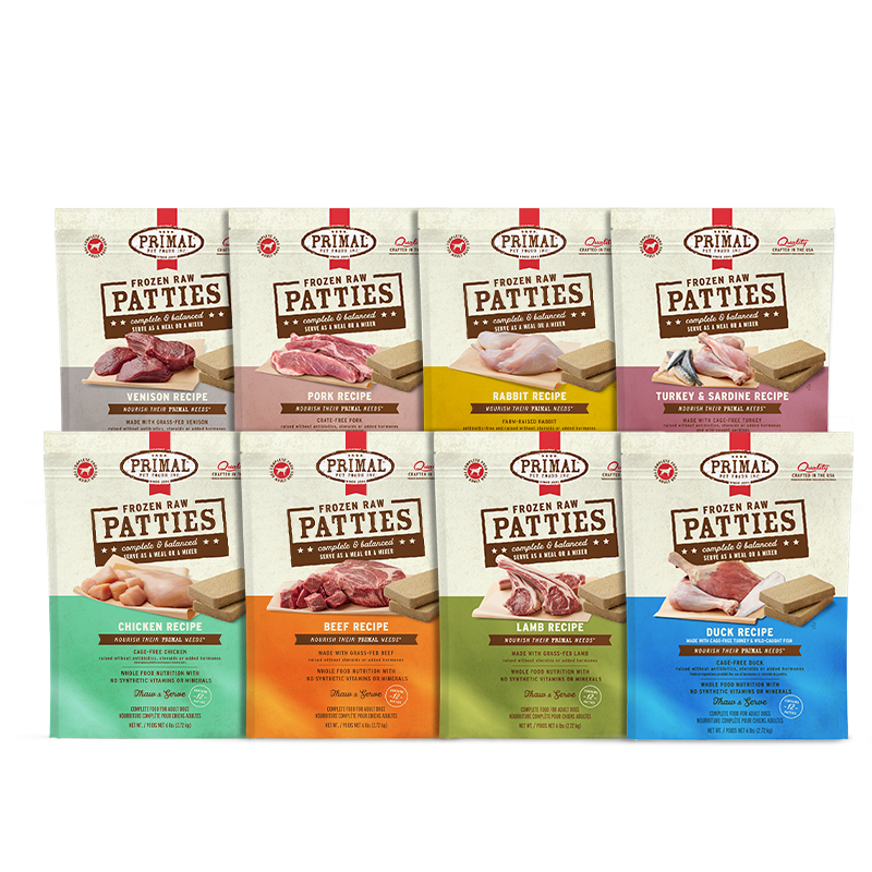 Frozen Raw Patties Dog Food