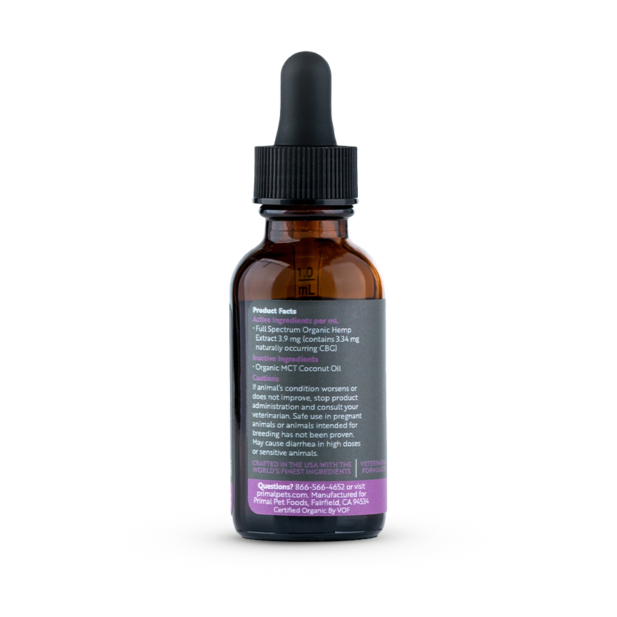 Supplements for Dogs - 100mg CBG per Bottle