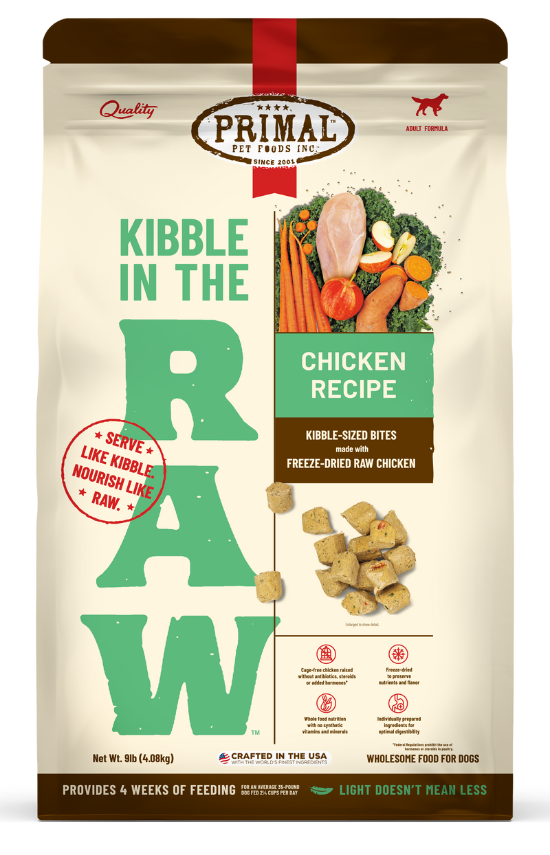 Kibble in the Raw <br> Chicken Recipe