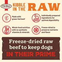 Kibble in the Raw <br> Beef Recipe