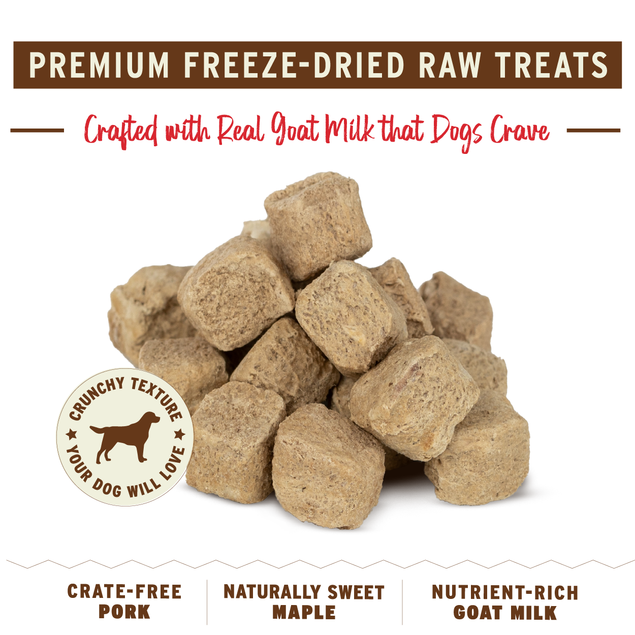 Freeze-Dried Raw Dog Treats - You Maple My Day