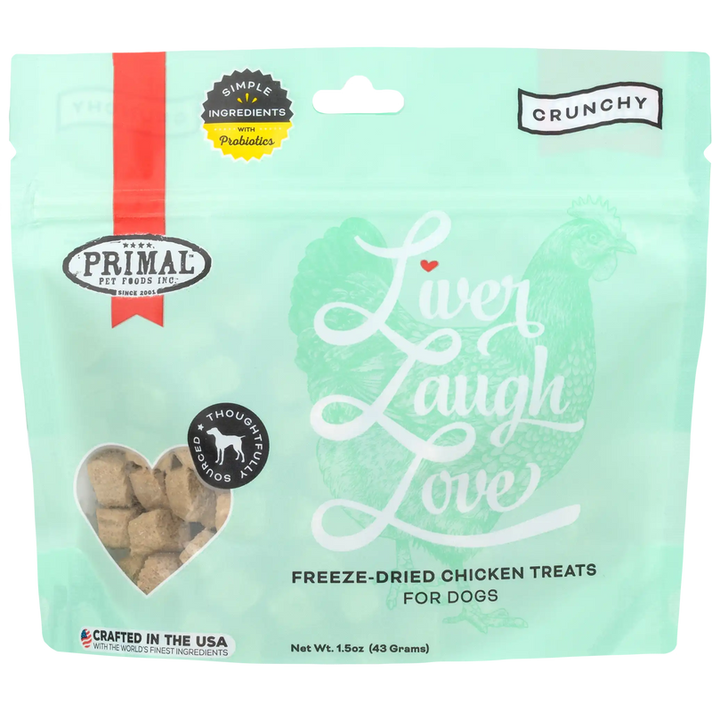 Liver Laugh Love <br>Chicken Freeze-Dried Treats – for Dogs