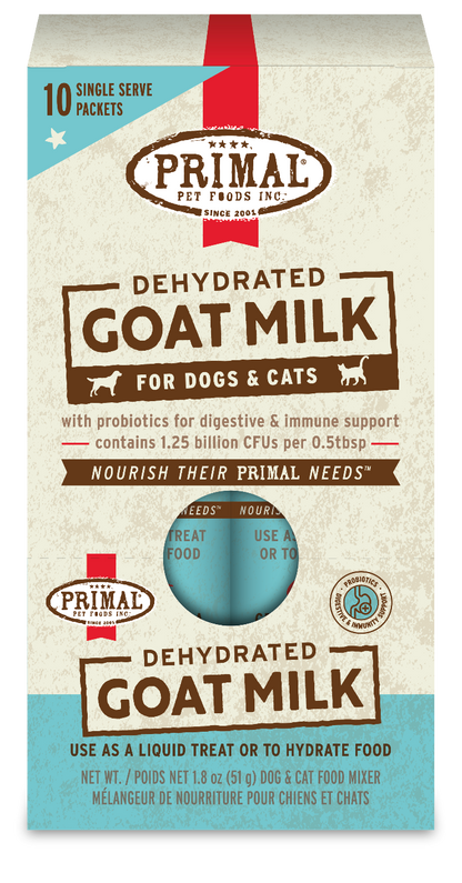 Dehydrated Goat Milk for Dogs and Cats