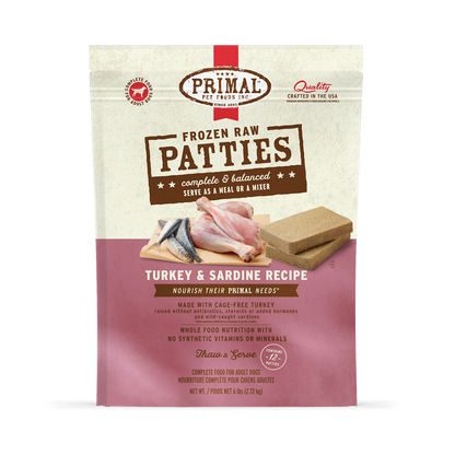 Primal raw dog food patties hotsell