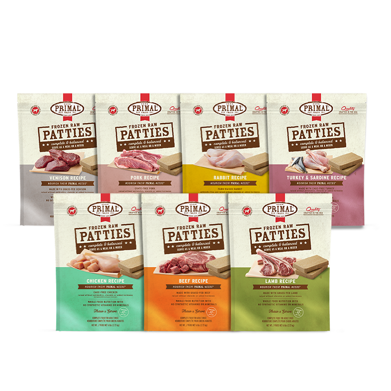 Frozen Raw Patties Dog Food