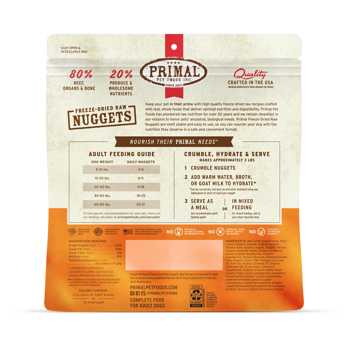 Primal beef nuggets shop