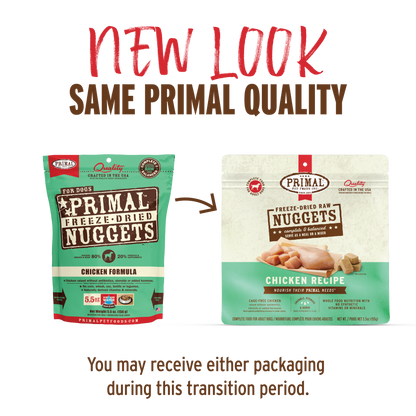 Freeze-Dried Raw Nuggets Dog Food - Chicken Recipe