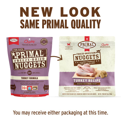 Freeze-Dried Raw Nuggets Cat Food - Turkey Recipe