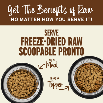 Freeze-Dried Raw Scoopable Pronto Dog Food - Puppy Recipe