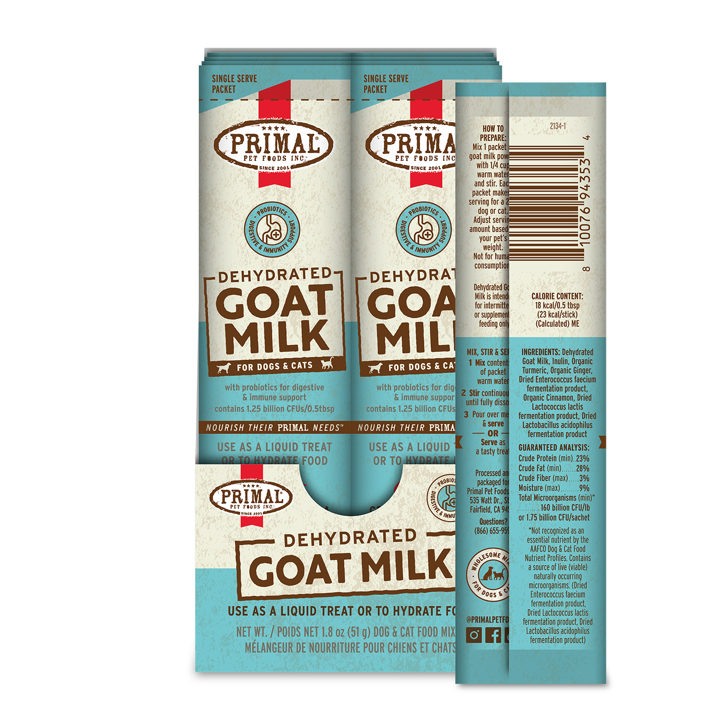 Dehydrated Goat Milk for Dogs and Cats