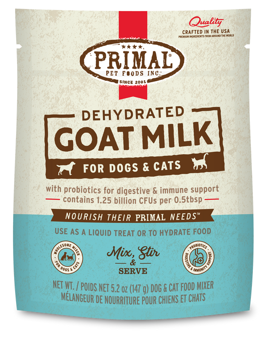 Dehydrated Goat Milk for Dogs and Cats
