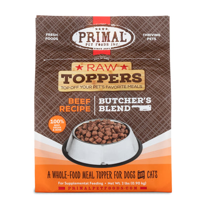 Butcher’s Blend Raw Toppers for Cat & Dog <br> Beef Recipe