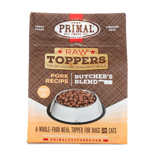 Butcher’s Blend Raw Toppers for Cat & Dog <br> Pork Recipe