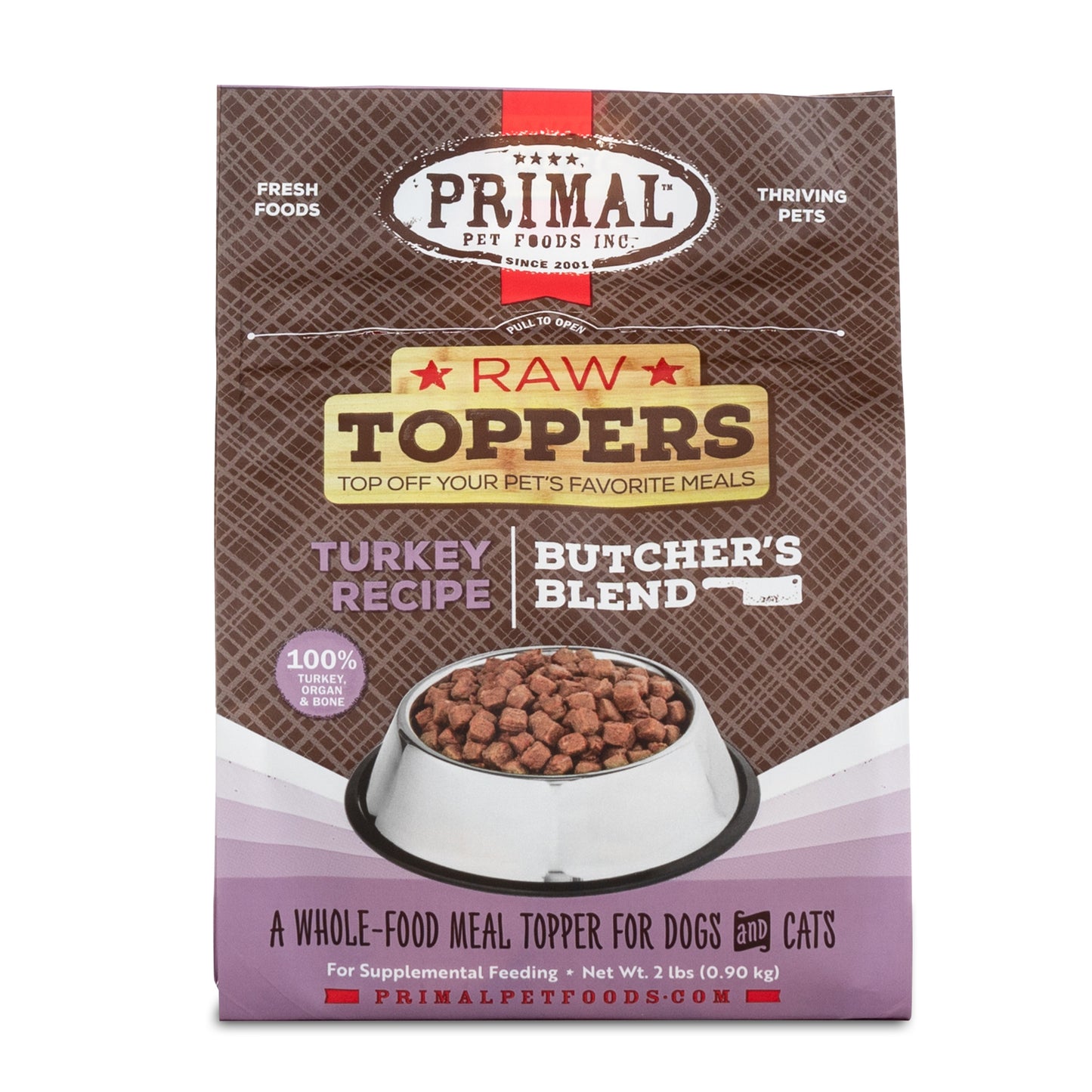 Butcher’s Blend Raw Toppers for Cat & Dog <br> Turkey Recipe