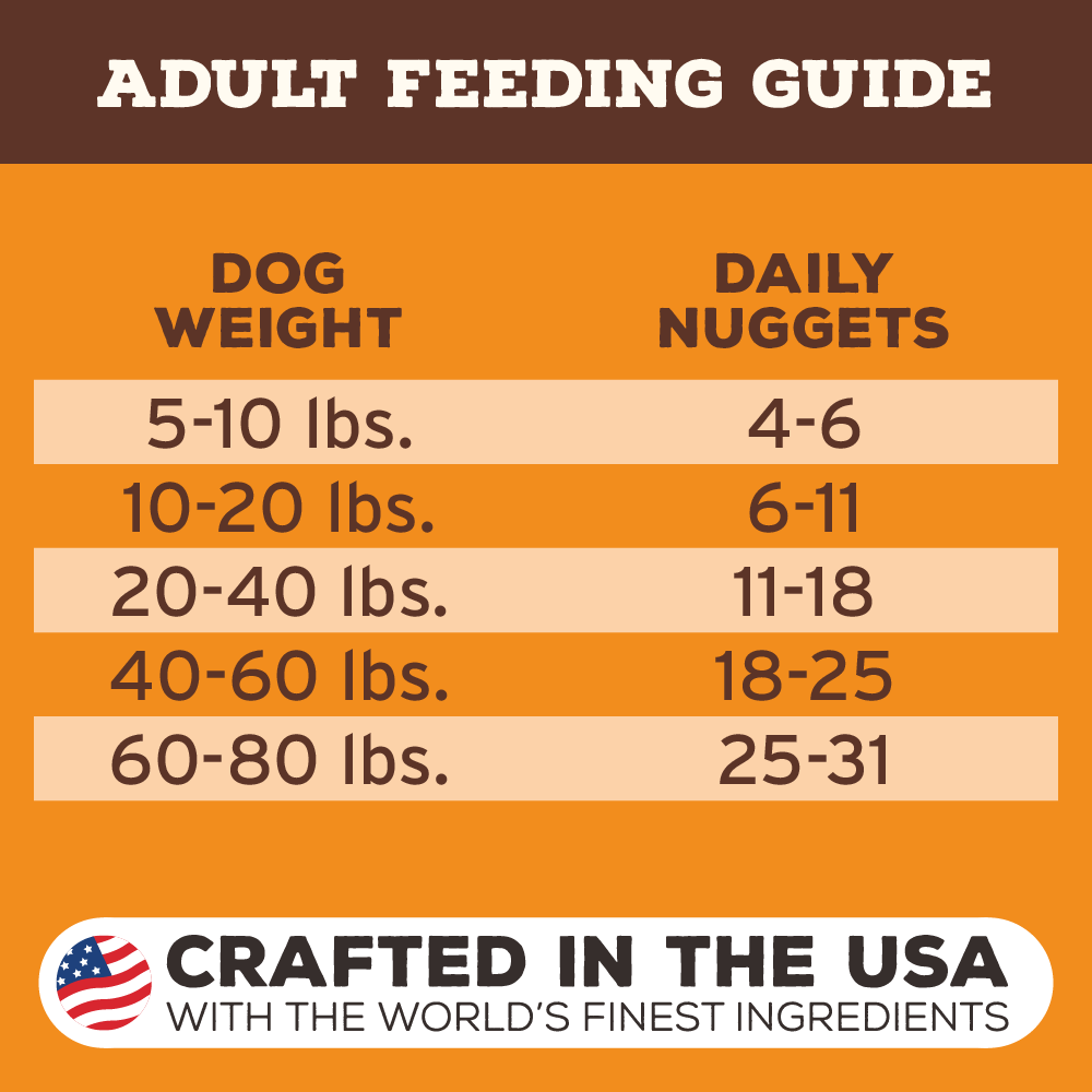 Freeze-Dried Raw Nuggets Dog Food <br> Beef Recipe