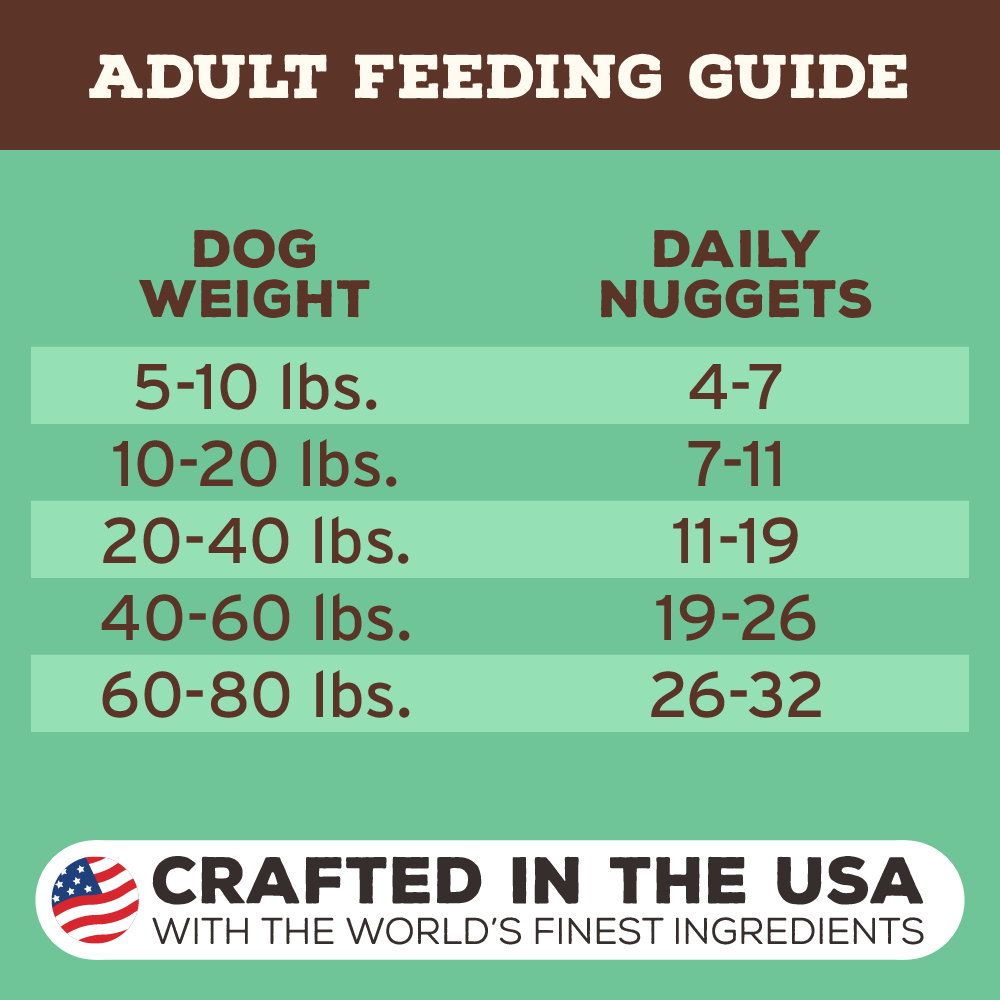 Freeze-Dried Raw Nuggets Dog Food <br> Chicken Recipe