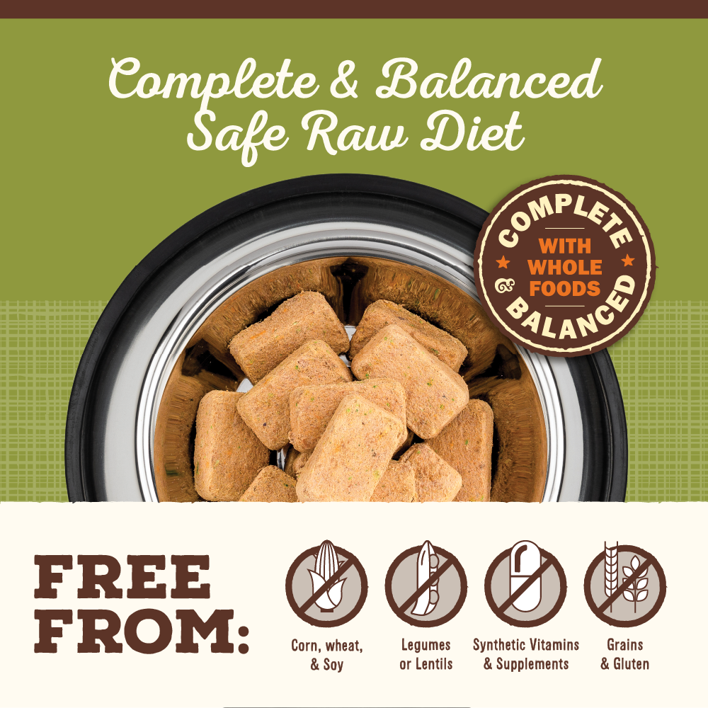 Freeze-Dried Raw Nuggets Dog Food <br> Lamb Recipe