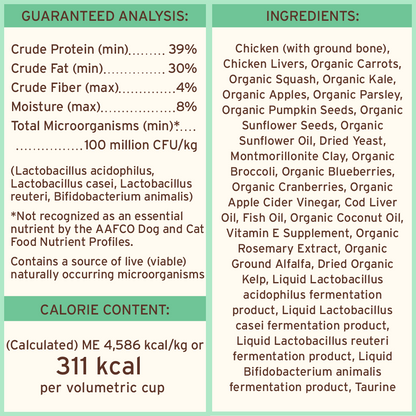 Freeze-Dried Raw Scoopable Pronto Dog Food <br> Chicken Recipe