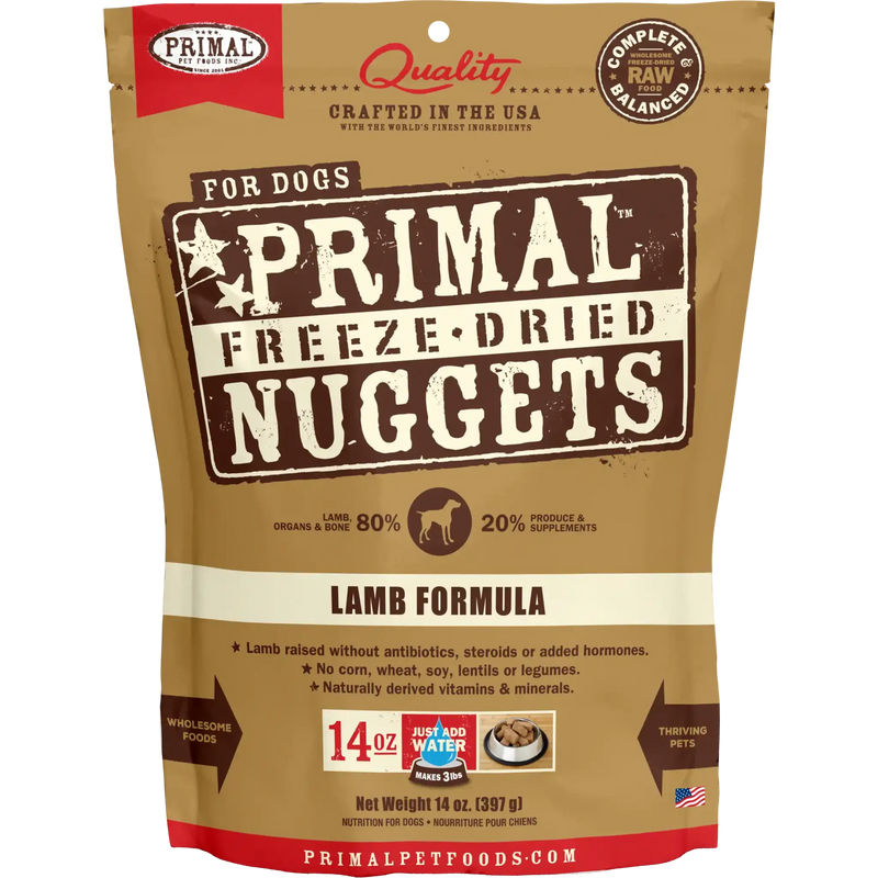 Canine Freeze-Dried Nuggets <br> Lamb