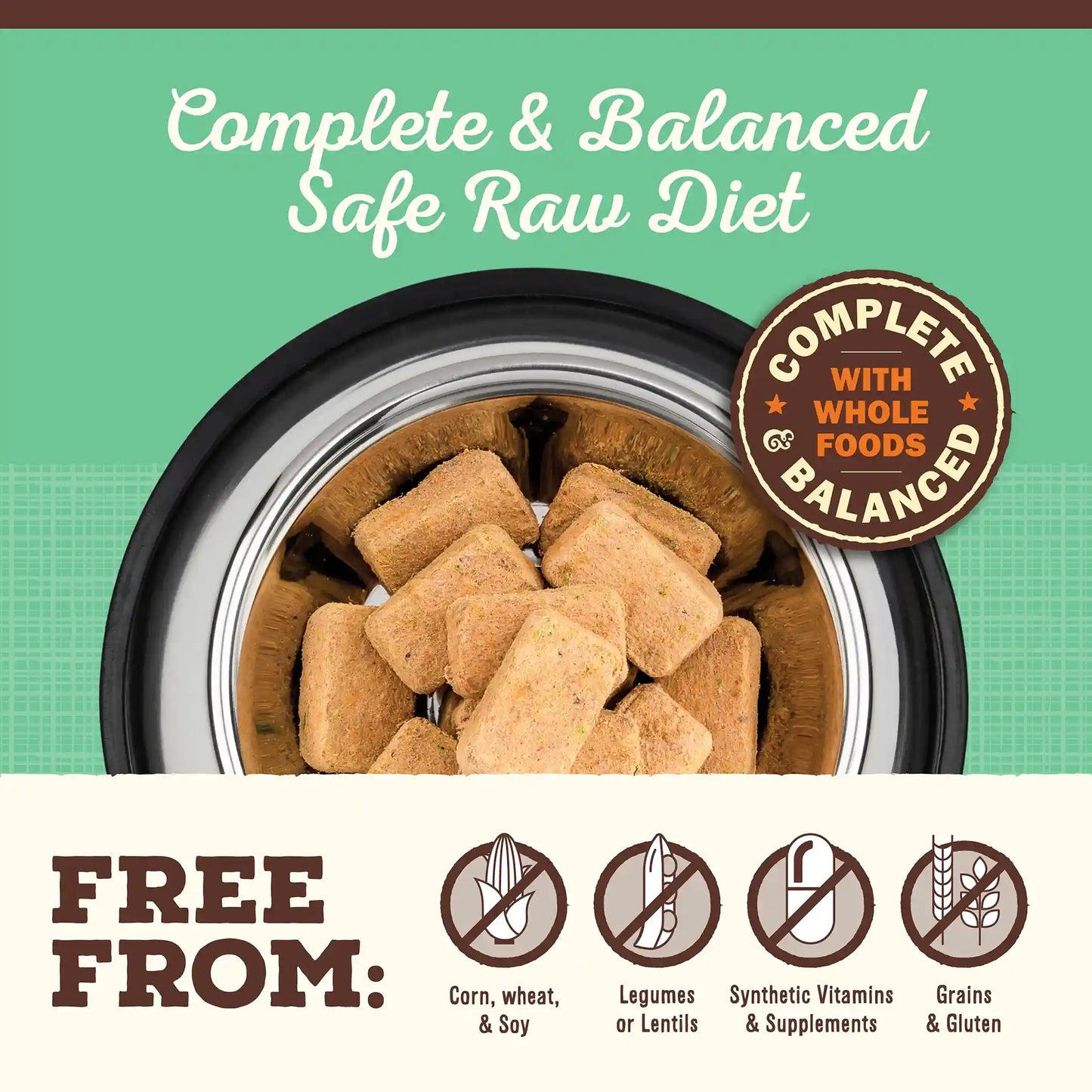 Freeze-Dried Raw Nuggets Dog Food <br> Chicken Recipe