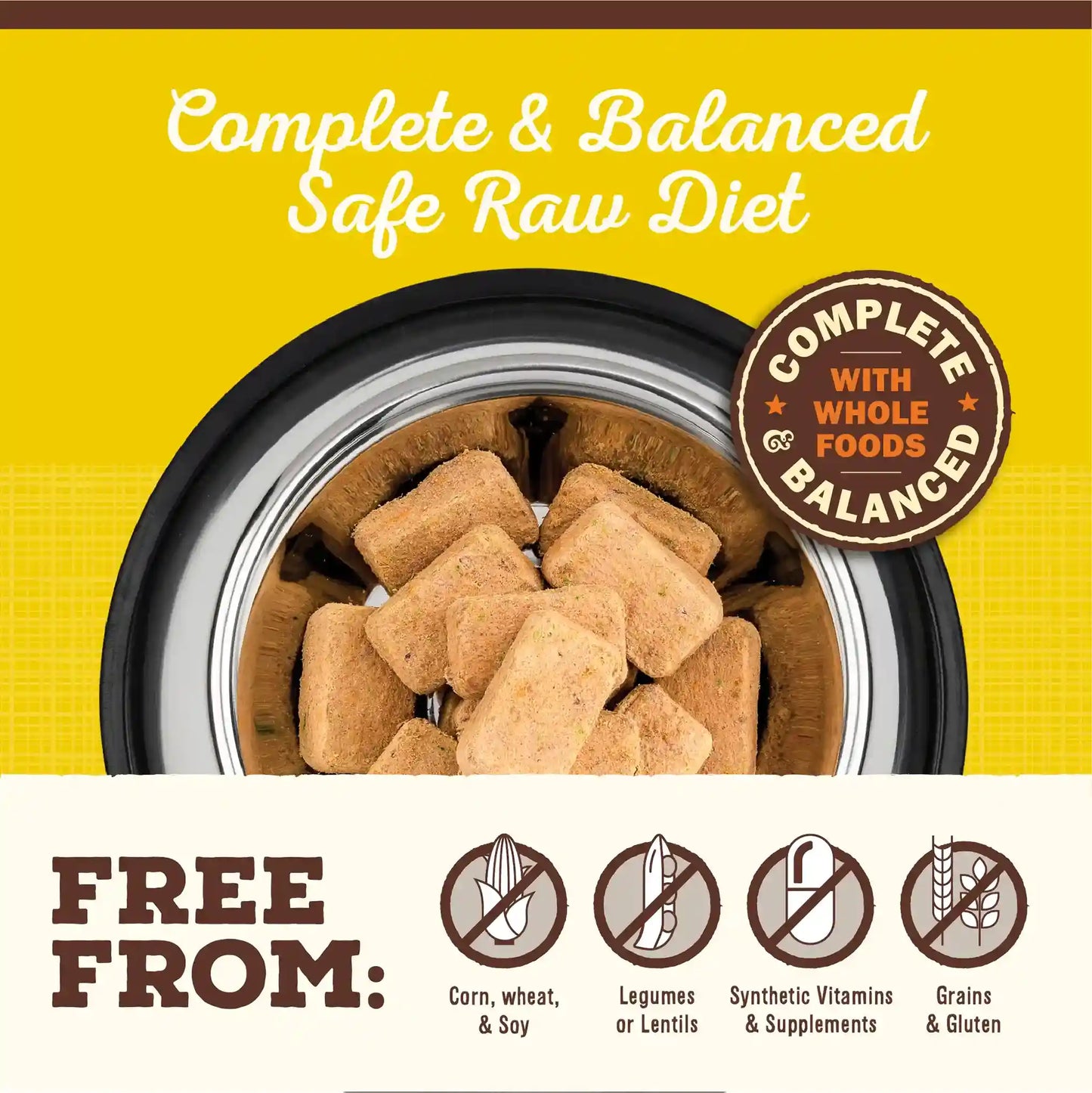 Freeze-Dried Raw Nuggets Dog Food <br> Rabbit Recipe