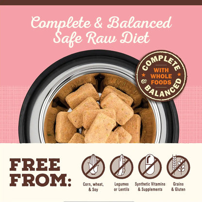 Freeze-Dried Raw Nuggets Cat Food <br> Beef & Salmon Recipe