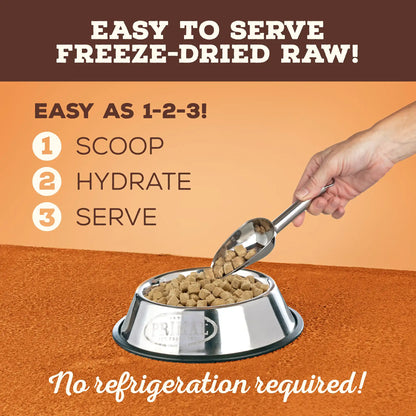 Freeze-Dried Raw Scoopable Pronto Dog Food <br> Beef Recipe