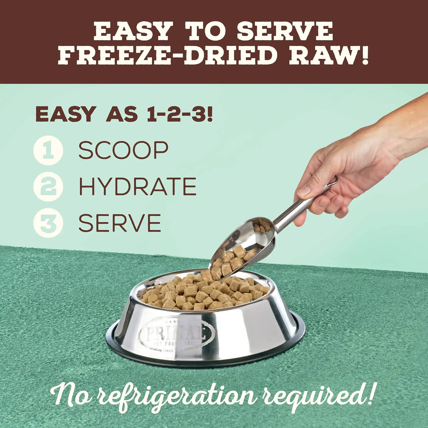 Freeze-Dried Raw Scoopable Pronto Dog Food <br> Chicken Recipe