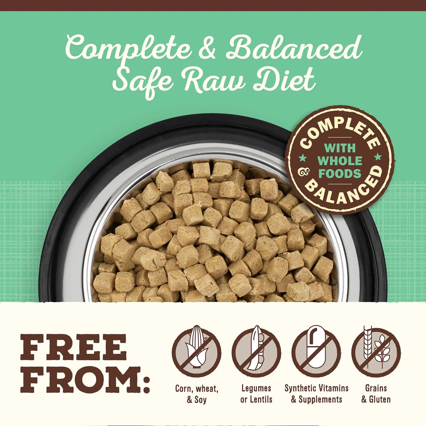 Freeze-Dried Raw Scoopable Pronto Dog Food <br> Chicken Recipe