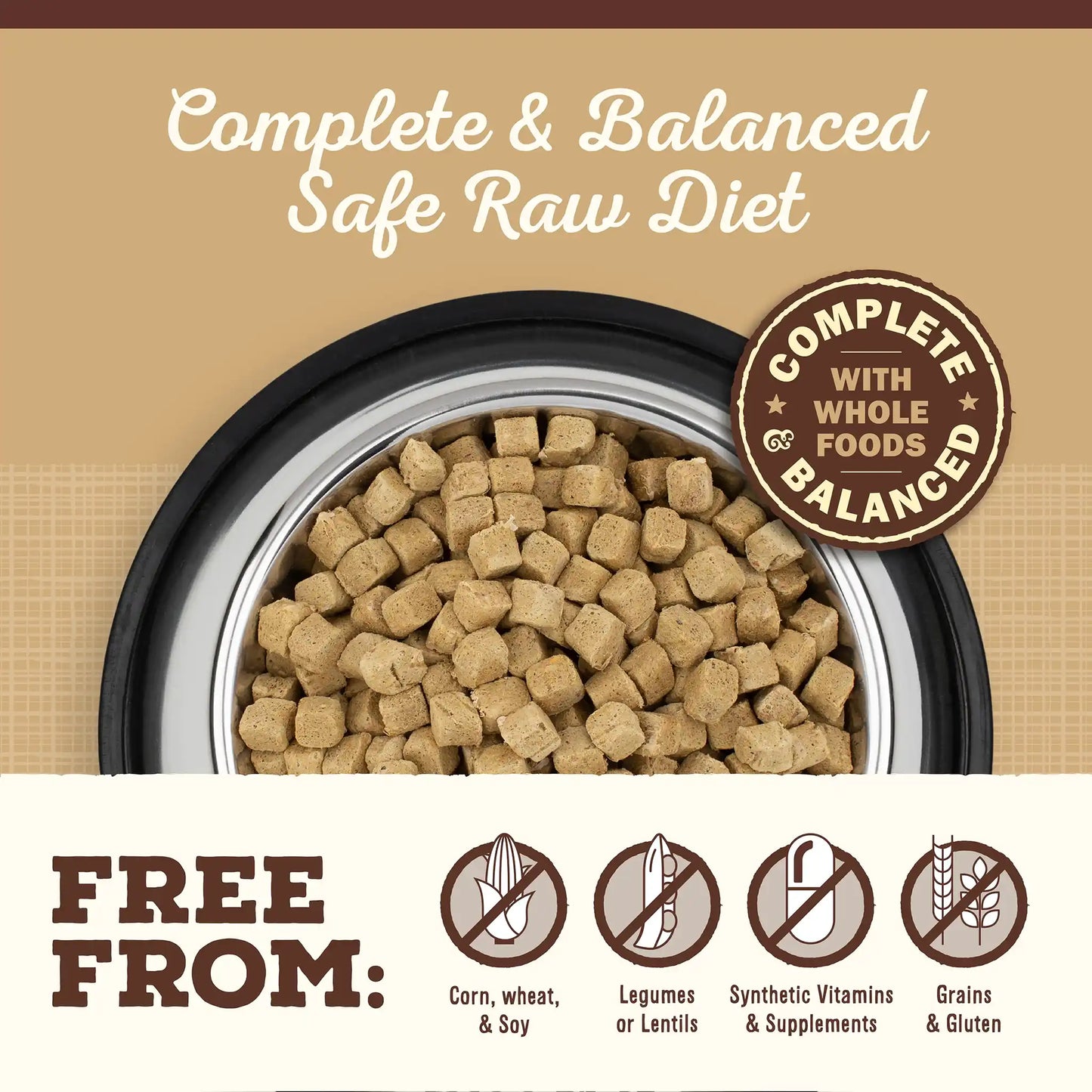 Freeze-Dried Raw Scoopable Pronto Dog Food <br> Lamb Recipe