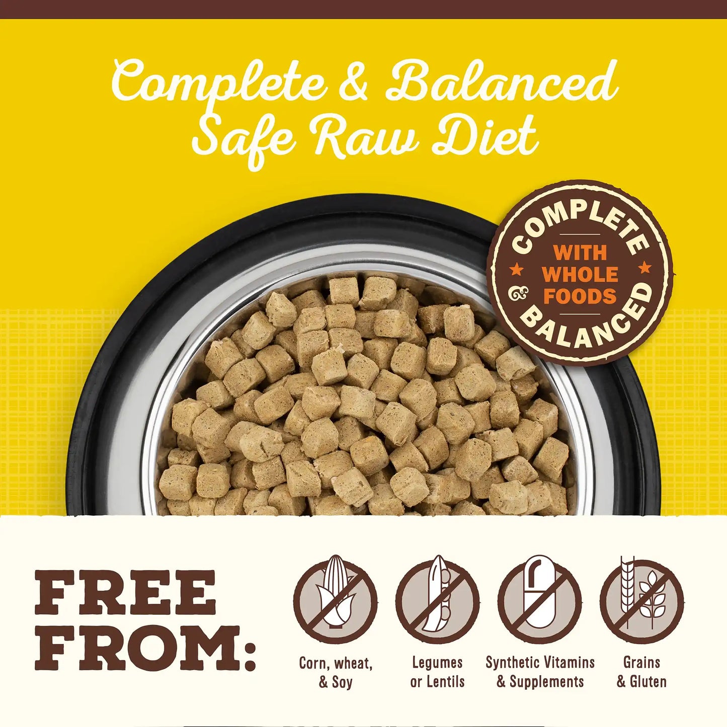 Freeze-Dried Raw Scoopable Pronto Dog Food <br> Puppy Recipe