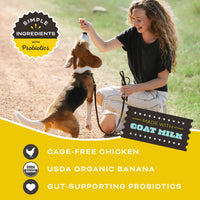 Peelin' Fantastic <br>Chicken, Banana, & Goat Milk Treats – for Dogs