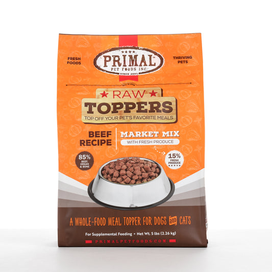 Market Mix Raw Topper for Cat & Dog <br> Beef Recipe