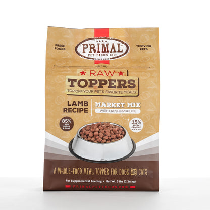 Market Mix Raw Topper for Cat & Dog <br> Lamb Recipe