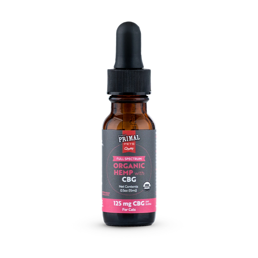 Supplements for Cats - 125mg CBG per Bottle