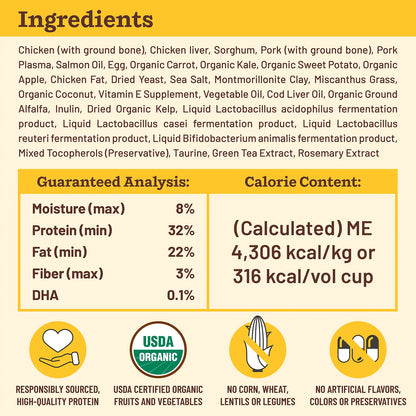 Kibble in the Raw Dog Food <br> Puppy Recipe