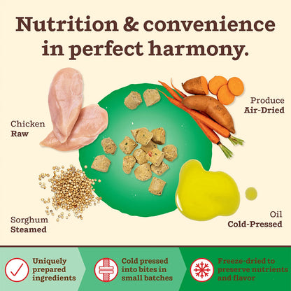 Kibble in the Raw Dog Food <br> Small Breed Chicken Recipe