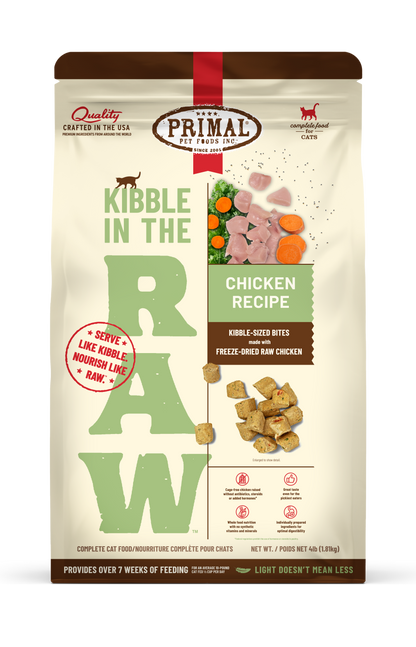 Kibble in the Raw Cat Food - Chicken Recipe
