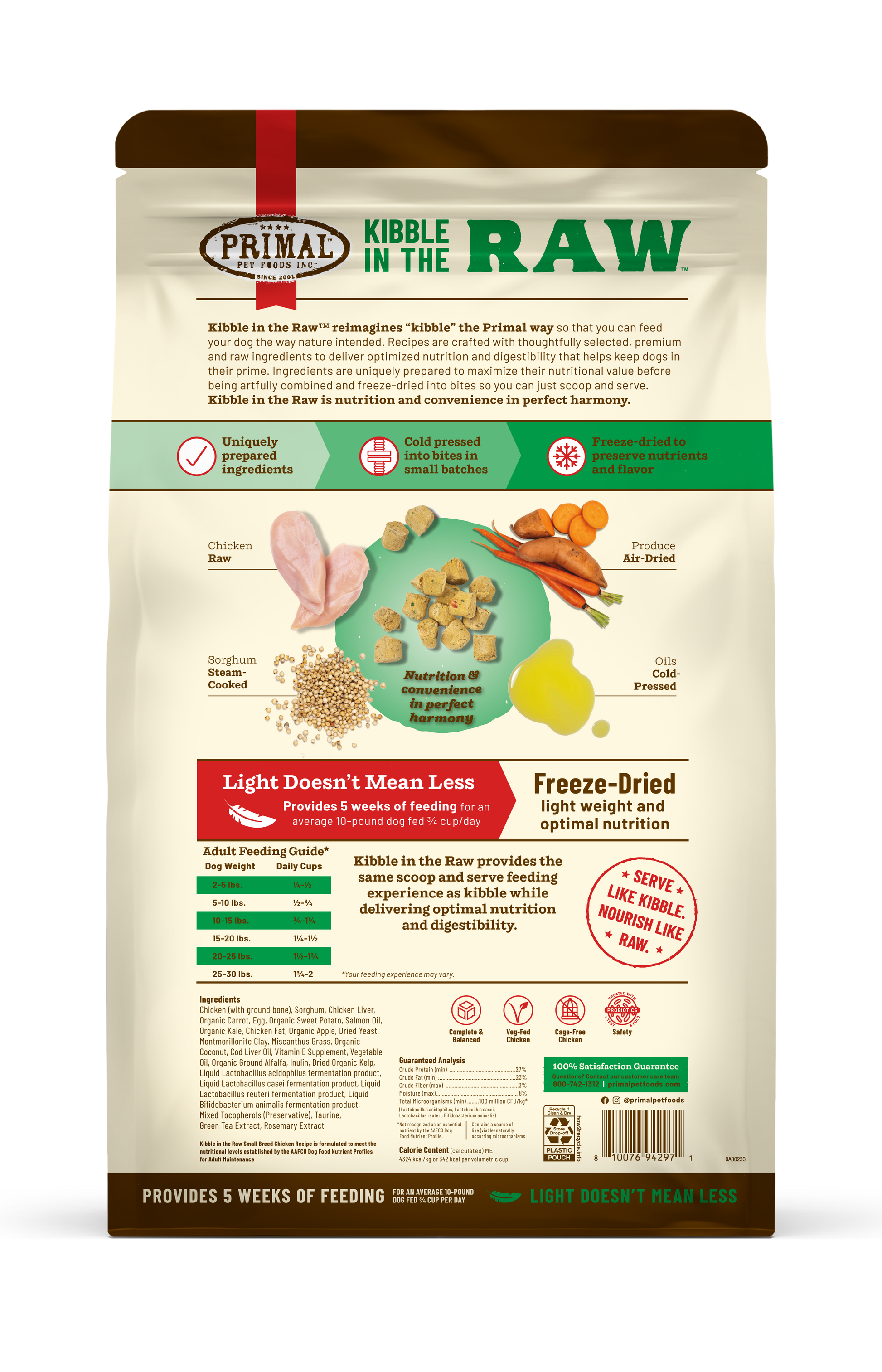 Kibble in the Raw Dog Food – Chicken Recipe for Small Breeds – Primal Pet Foods da-4856-example-apft-failure