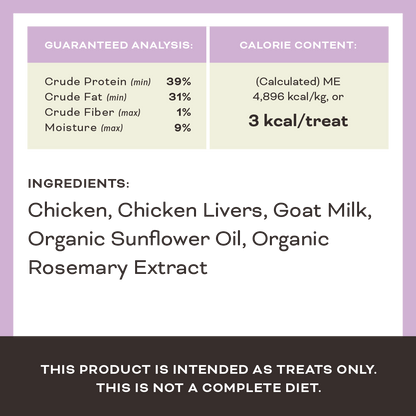 Freeze-Dried Raw Cat Treats - The G.O.A.T.