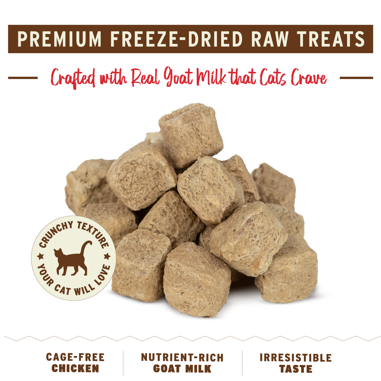 Freeze-Dried Raw Cat Treats - The G.O.A.T.