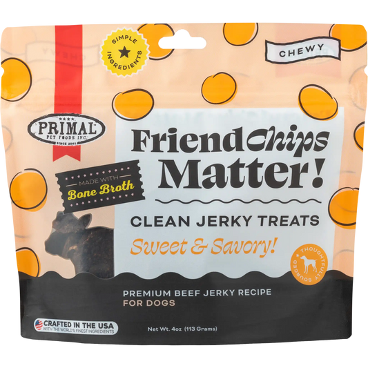 FriendChips Matter Jerky Treats for Dogs <br> Beef Recipe