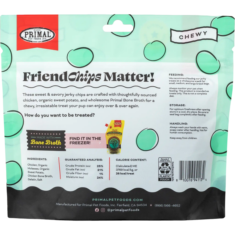 FriendChips Matter <br> Chicken Jerky Chips – for Dogs