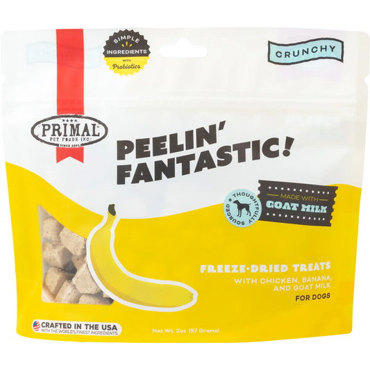 Freeze-Dried Raw Dog Treats <br> Peelin’ Fantastic