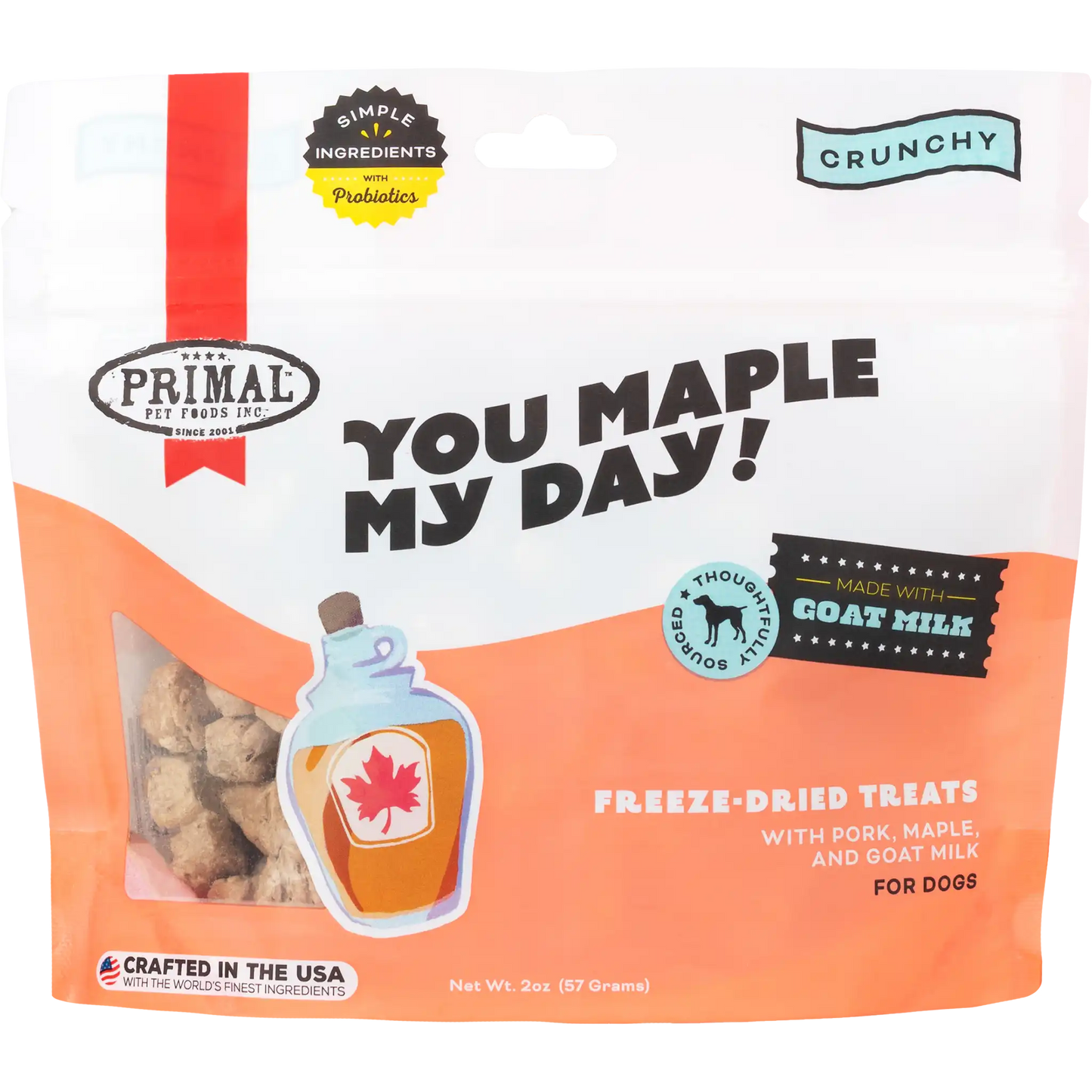 Freeze-Dried Raw Dog Treats <br> You Maple My Day