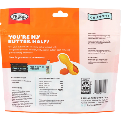 Freeze-Dried Raw Dog Treats <br> You're My Butter Half