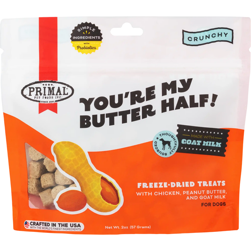 You're My Butter Half <br> Chicken, Peanut Butter, & Goat Milk Treats – for Dogs